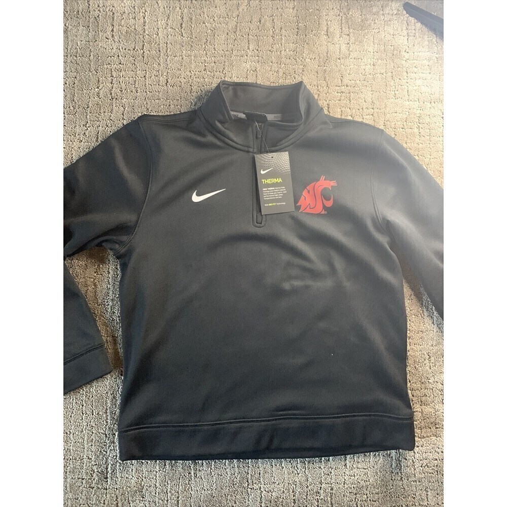 NWT Boys Nike Therms 1/4 Zip Shirt— Washington St Cougars — Medium
